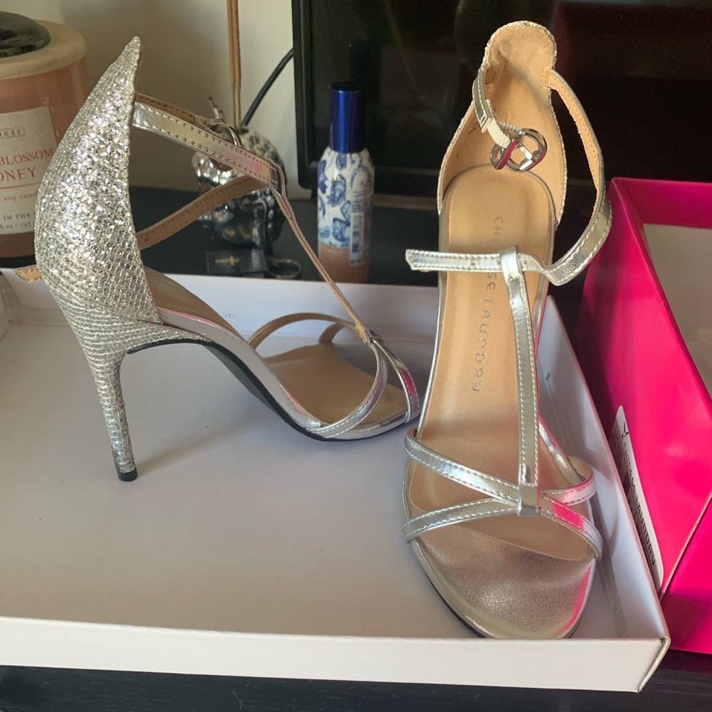 Silver heels